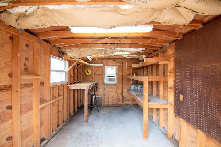 Wood working Shed 2 with full power, water, and AC