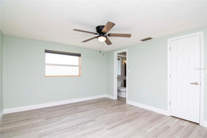 Master Bedroom with Walk-in closet