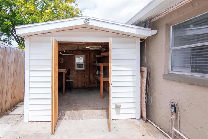 Wood working Shed 2 with full power, water, and AC