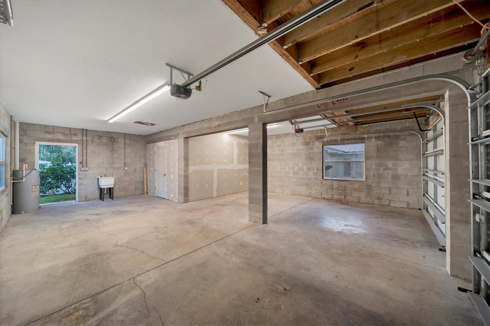 Parking space in garage