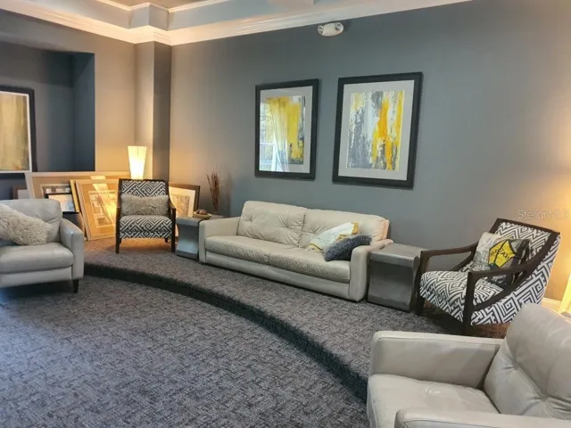 Clubhouse lounge