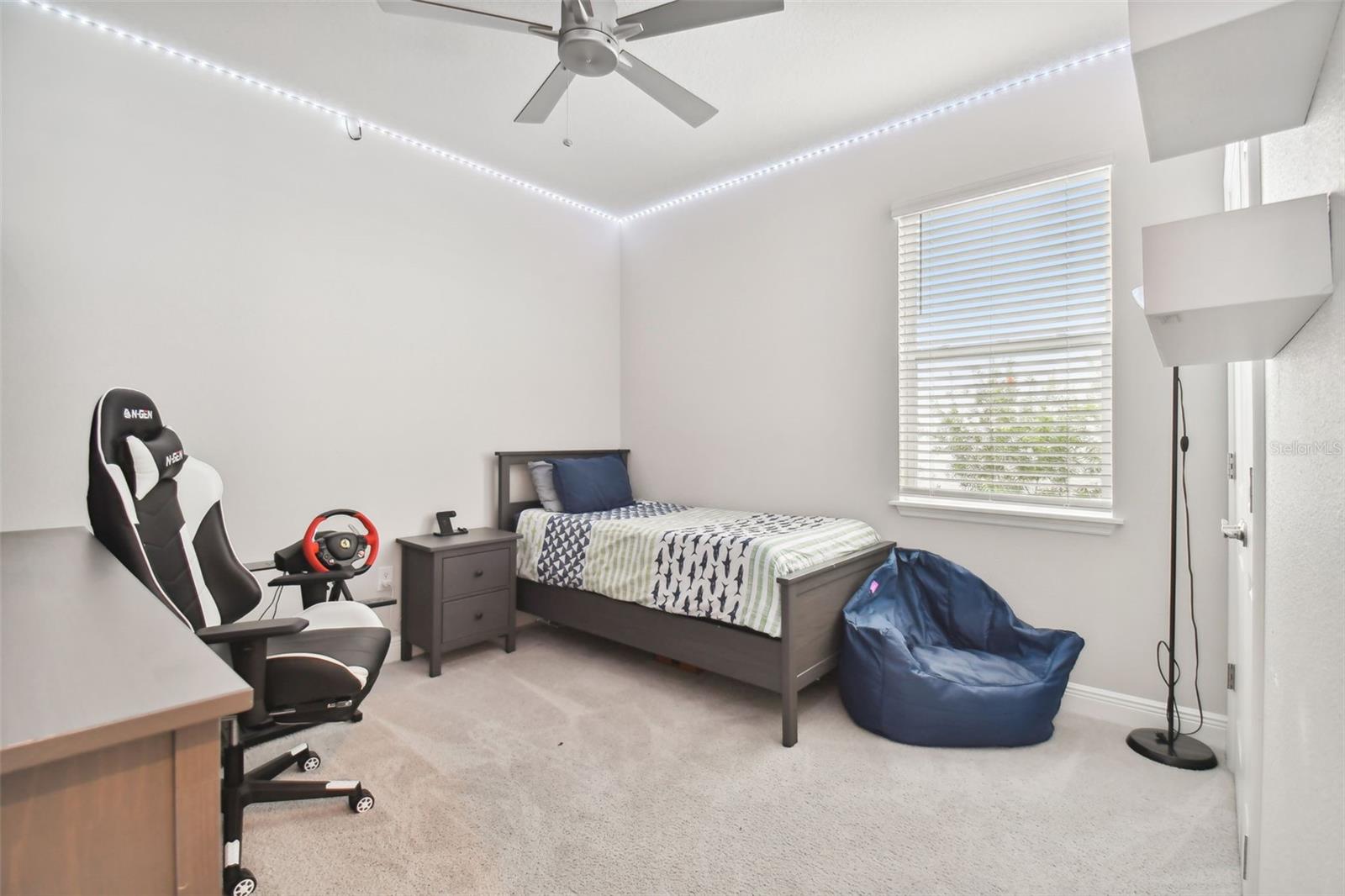 Second bedroom with room to spare.