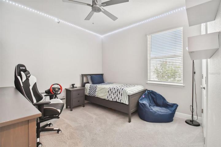Second bedroom with room to spare.
