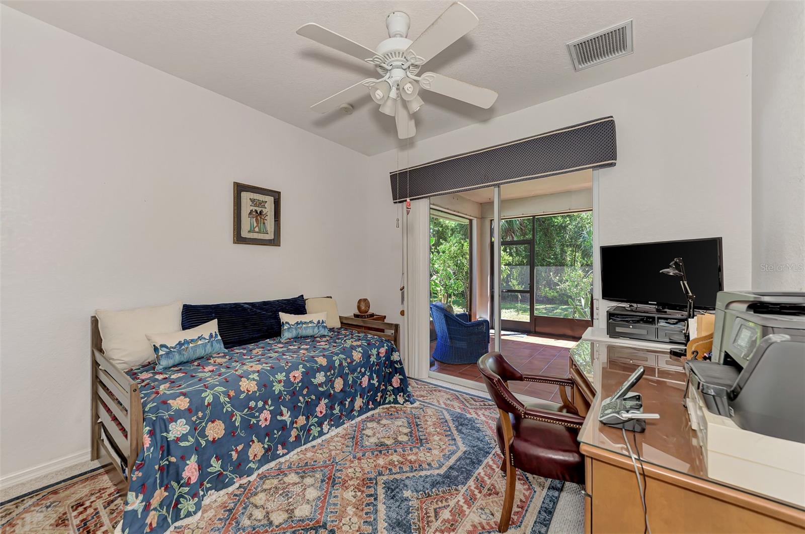 Guest Bedroom with Slider to the Lanai