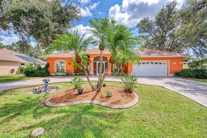 Custom Home with Circular Driveway