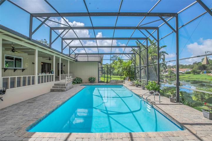 Enjoy the lake views while swimming in the gorgeous pool