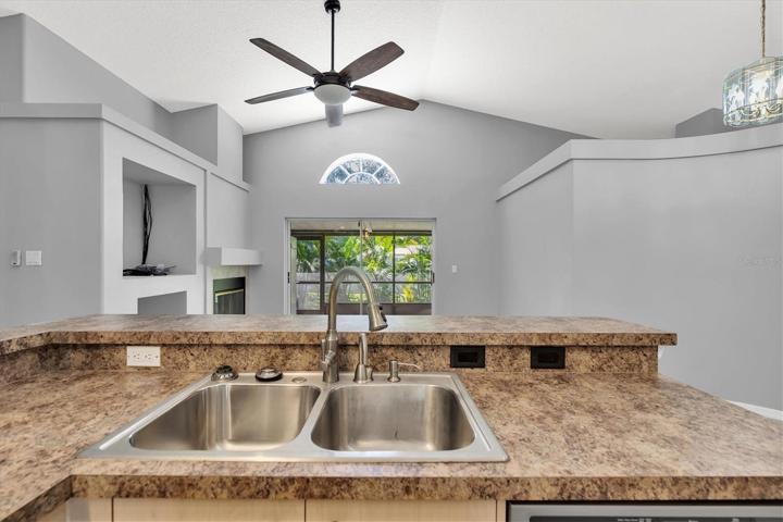 Kitchen Looking to living