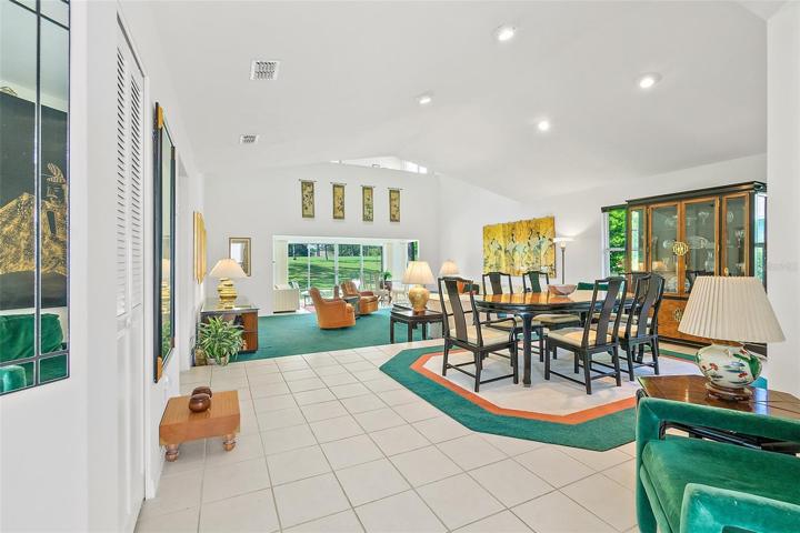 View from Foyer to Open Floor Plan