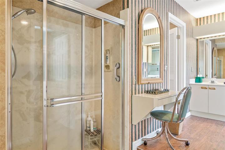Large Walk-in Shower in Master Bathroom