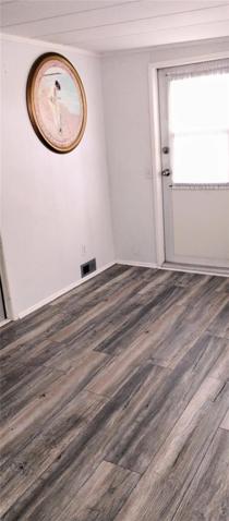 Entrance to home through the flex room.