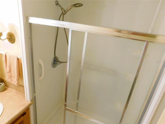 Step-in shower.