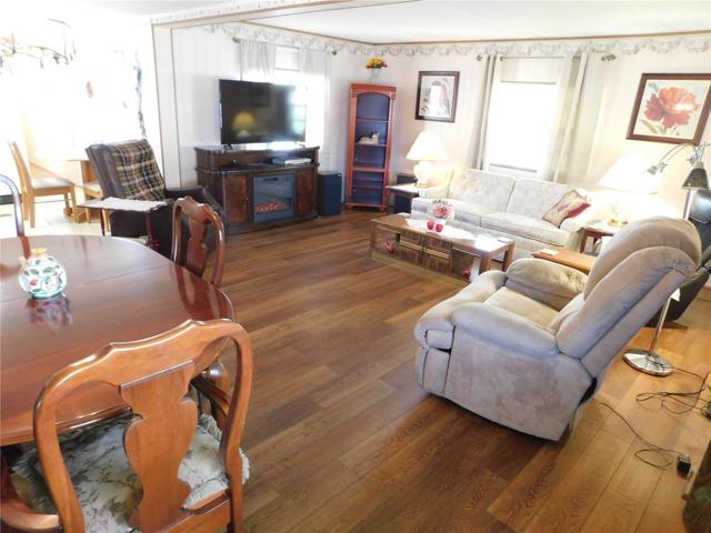 Laminate flooring in this home.
