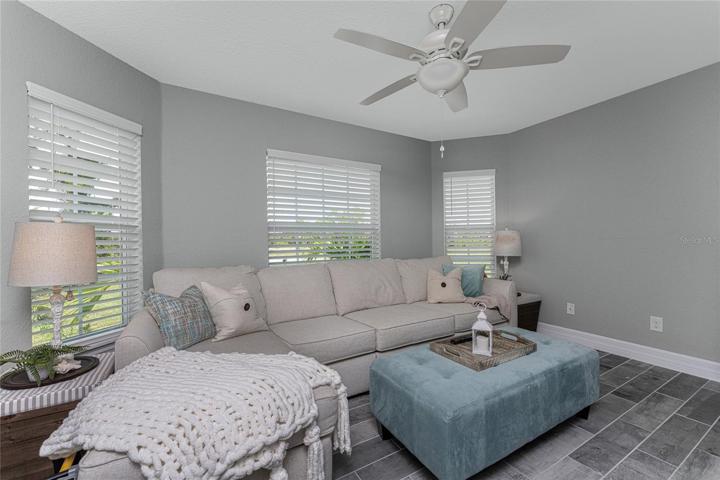 Guest bedroom #2 has numerous windows to let in the Florida sunshine!