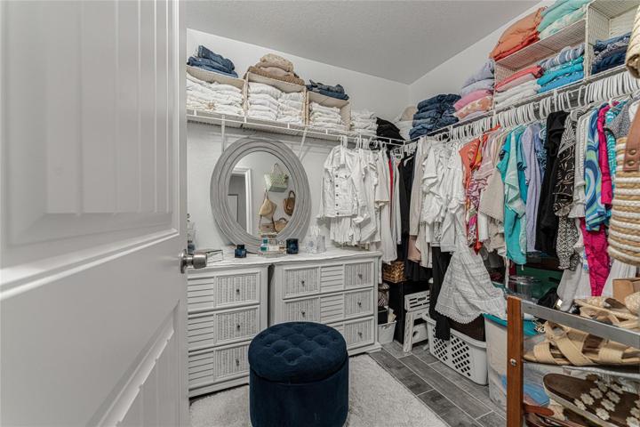huge walk in closet!