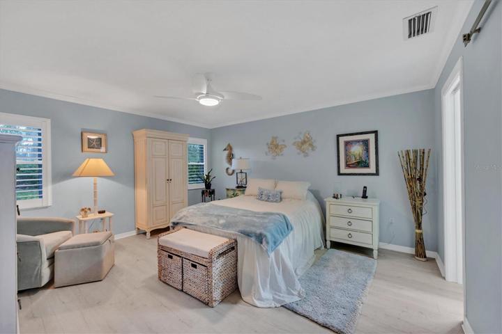 Expansive master bedroom