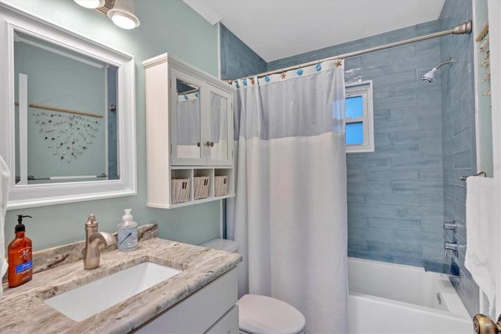 Guest bath with jetted tub to pamper you or your guests