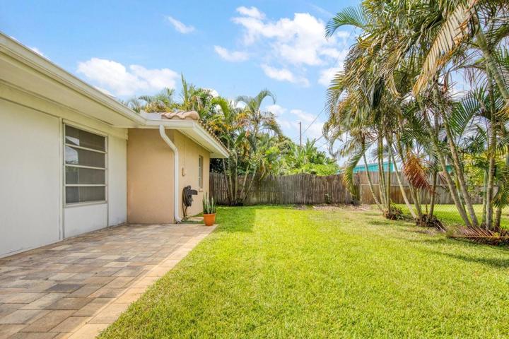Room for a pool in the fully enclosed back yard~
