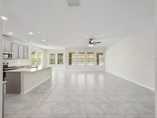 Open Floor Plan with Great Room, Kitchen, Dinette