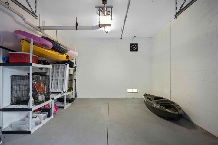 Plenty of Storage in the Garage