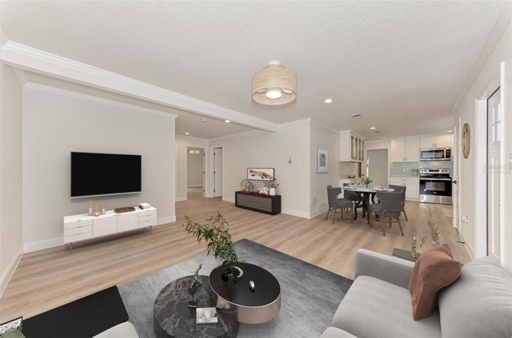 Living room Virtually Staged