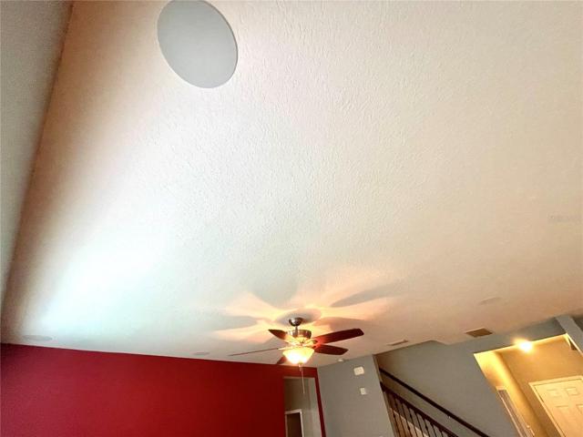 House has 3 Front and 3 Back Speakers