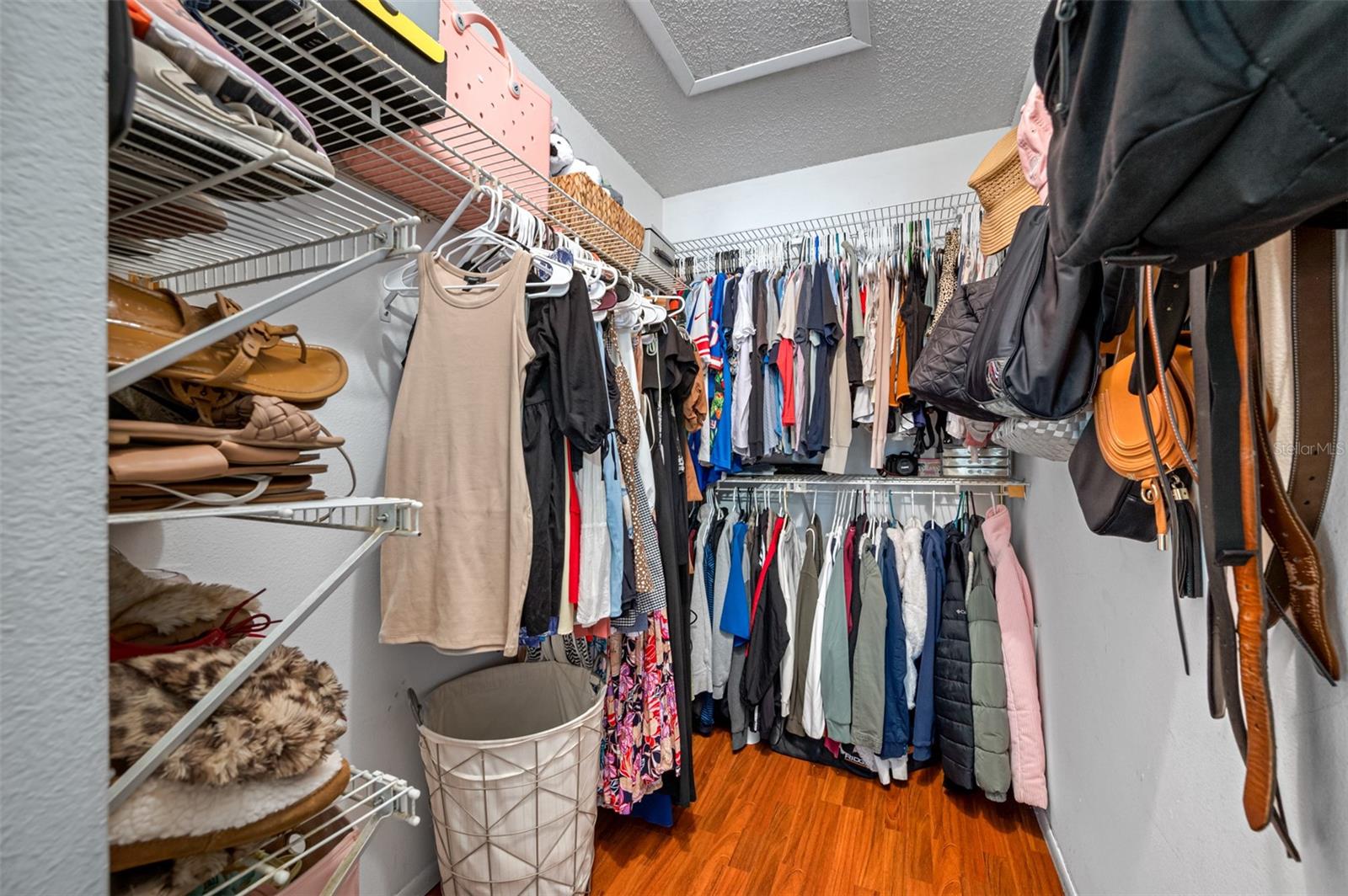 Master walk in closet