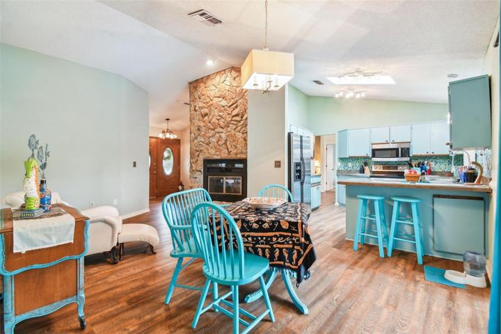 Dining Off of kitchen or could be Family room