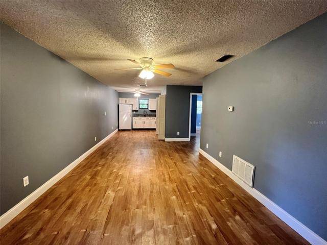 Living Area and Kitchen
