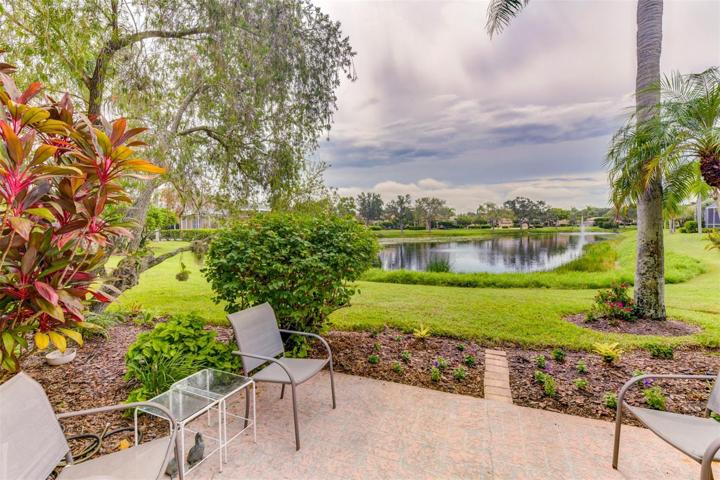 Have your outdoor gathering with this stunning water view