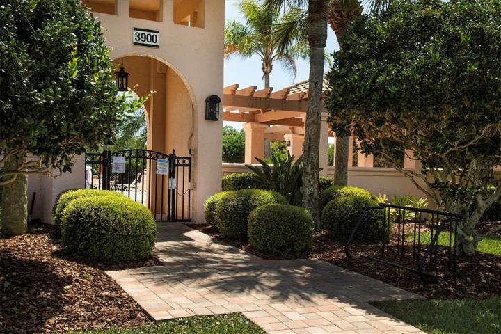 Entrance to the pool and spa