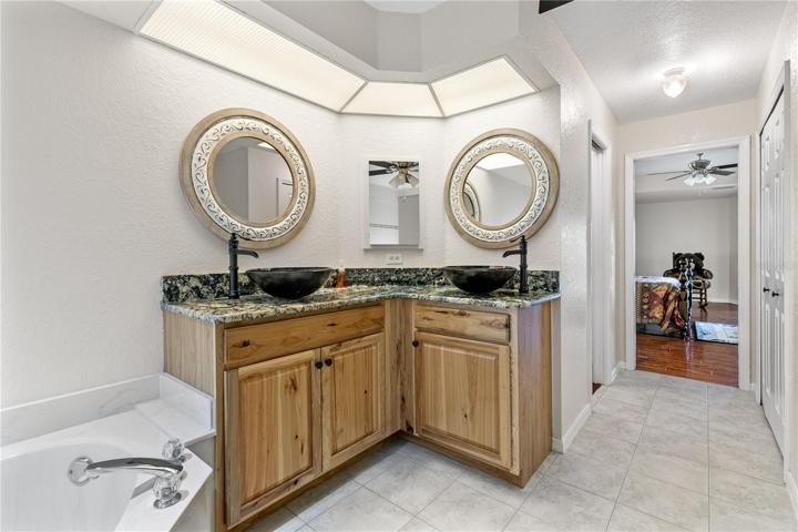 Master Bedroom with Dual Sinks