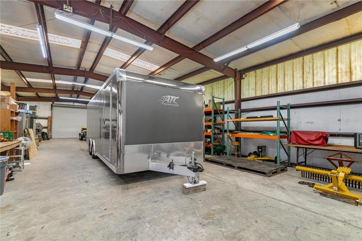 Inside area of 40' X 80' Steel Building
