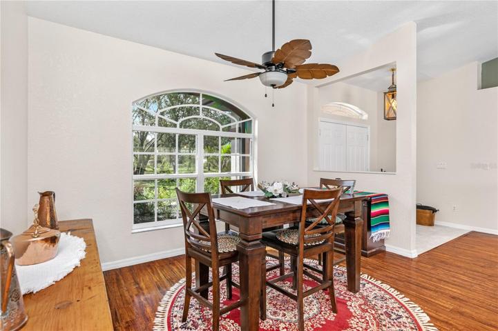 Dining Room near the front entrance of the home.