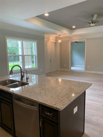 View from Kitchen into Living Room