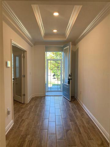 Entry Foyer With Trey Ceiling