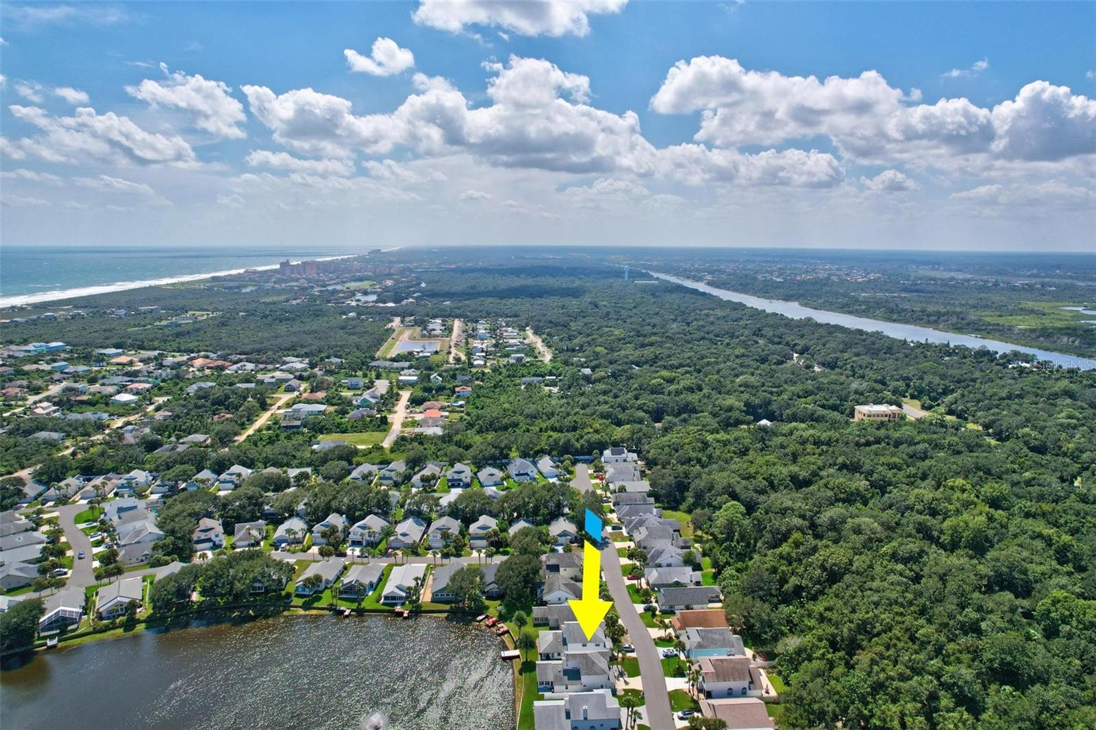 Drone pic of ocean &amp; ICW