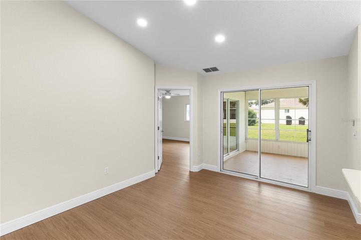Dining Are/Slider to Lanai/Door to Primary