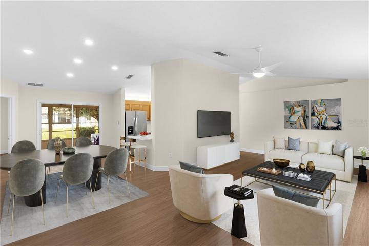 Virtually Staged Living area