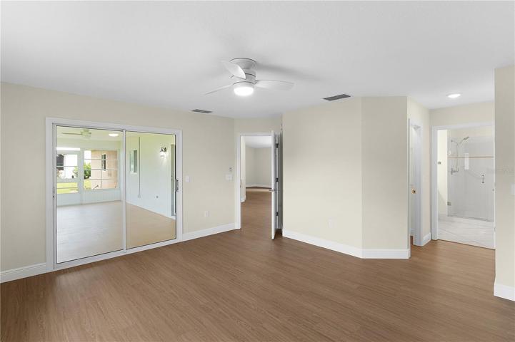 Slider to Lanai from Primary Suite