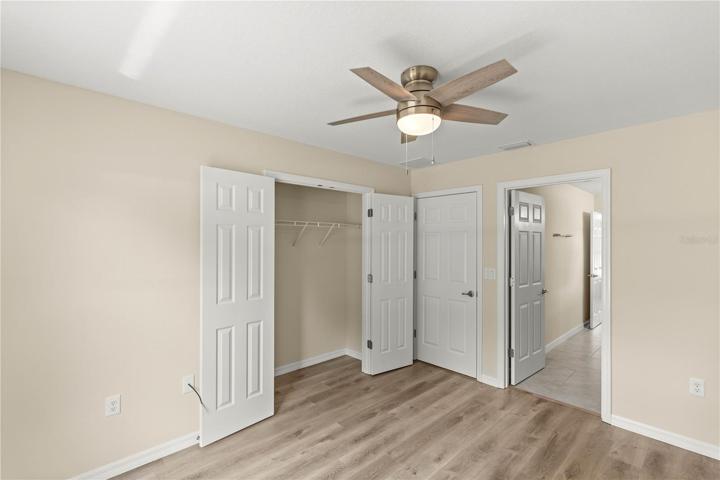 BEDROOM #3 WITH ACCESS TO JACK AND JILL BATHROOM
