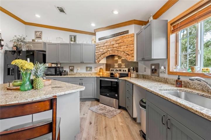 Plenty of storage in this incredible kitchen.