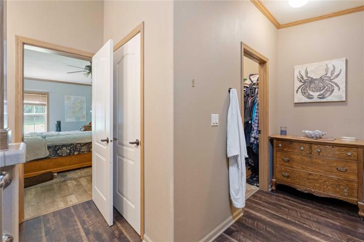 Walk-in closet.