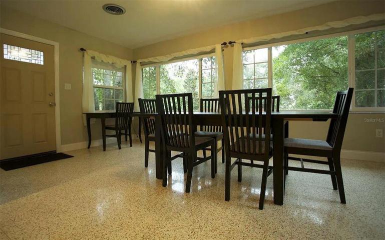 Entry and large dining room
