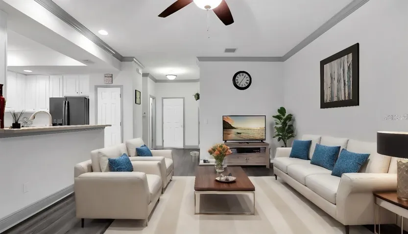 Staged furniture