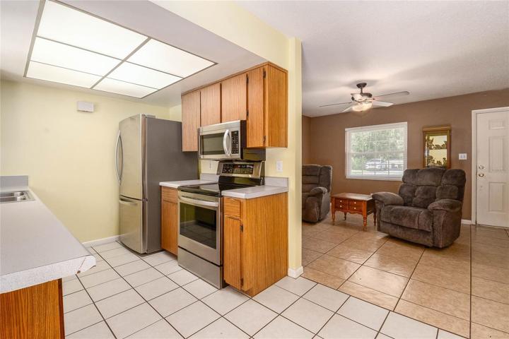 Kitchen and living room