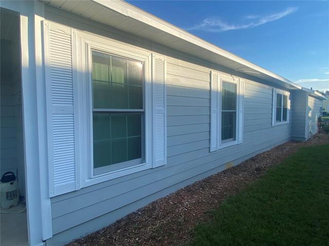 Close up of Siding