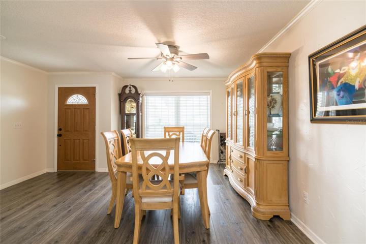 Entry area and Dining Room
