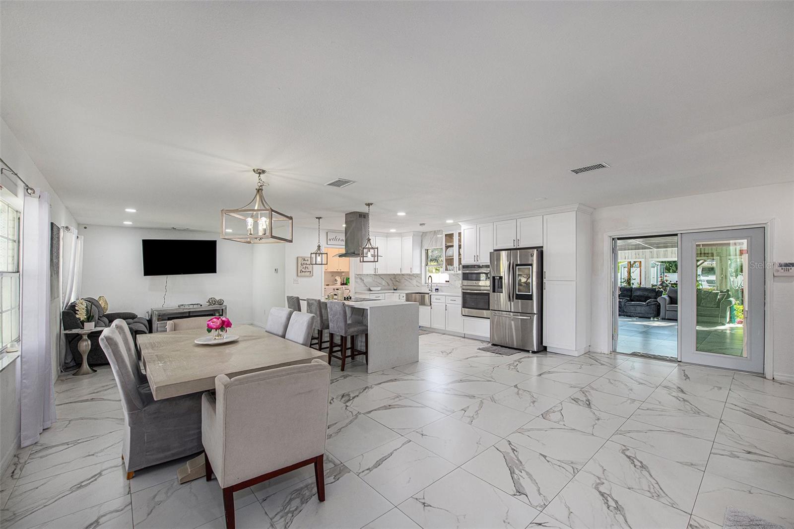 Kitchen/ Formal Dining room/Living room Combo