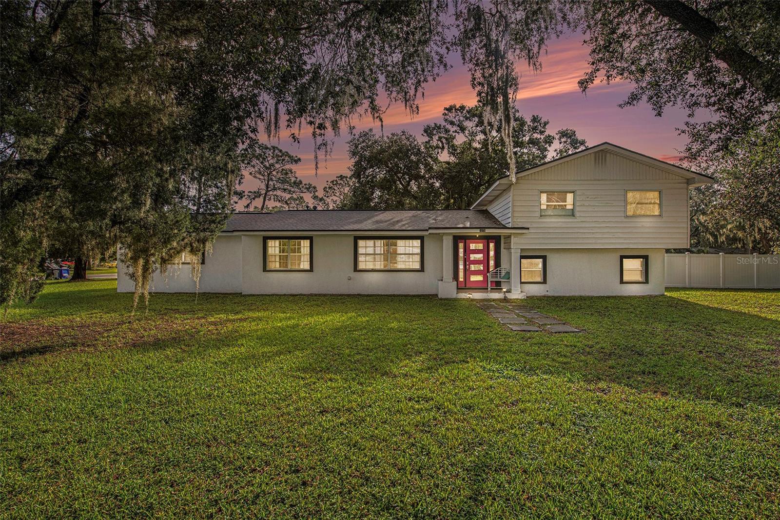 Evening View Front of Home