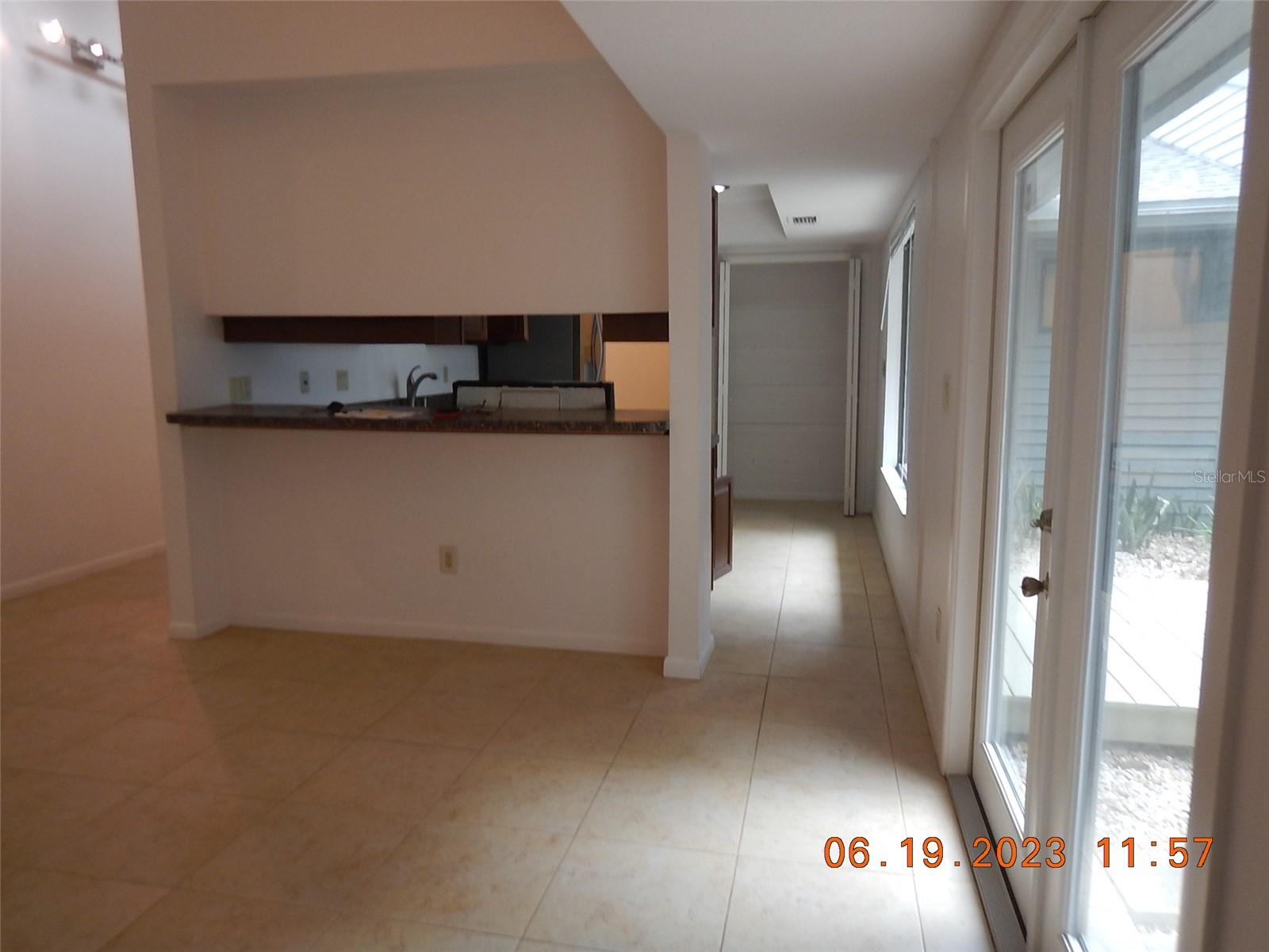 Dining Room into Kitchen
